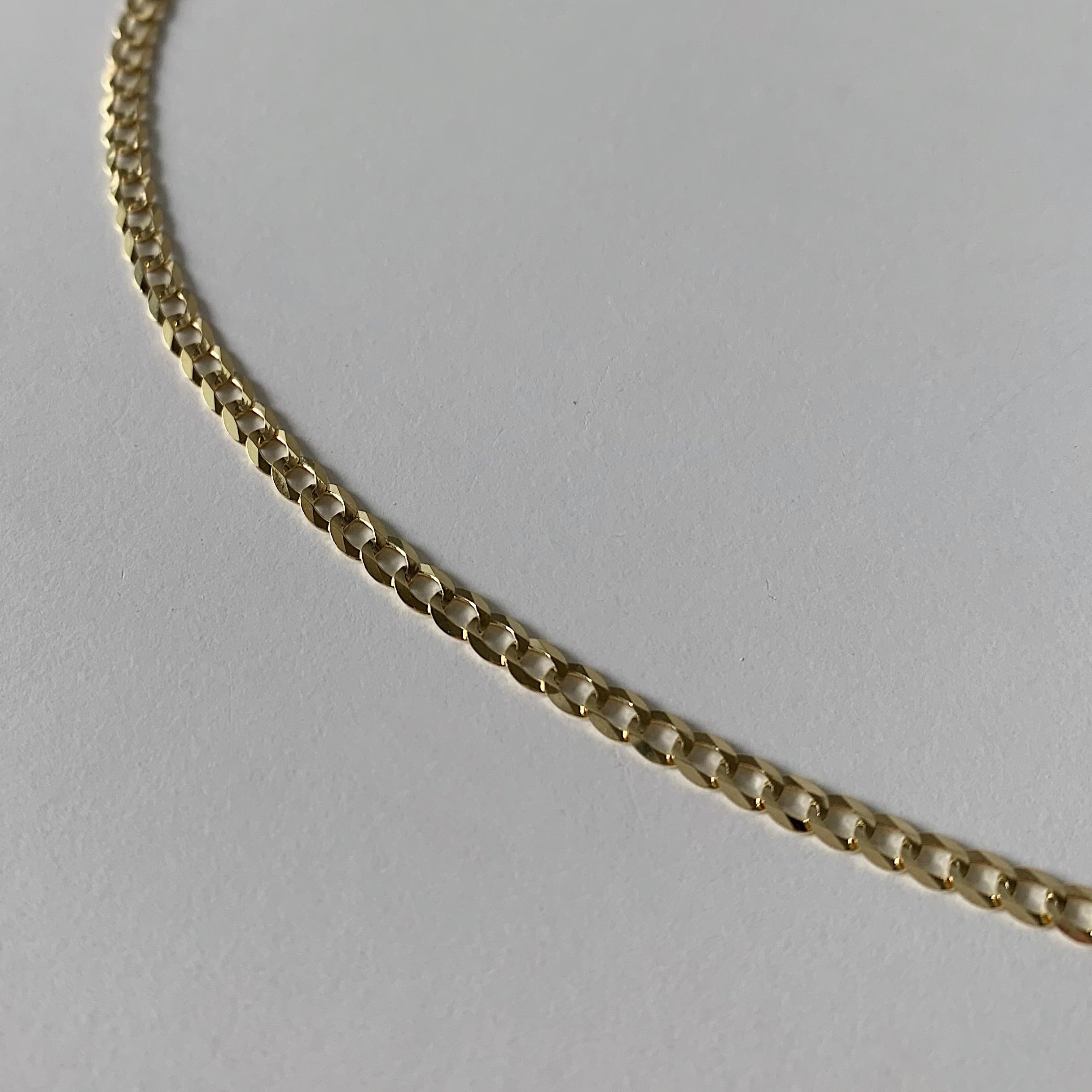 Gold Curb Bracelet