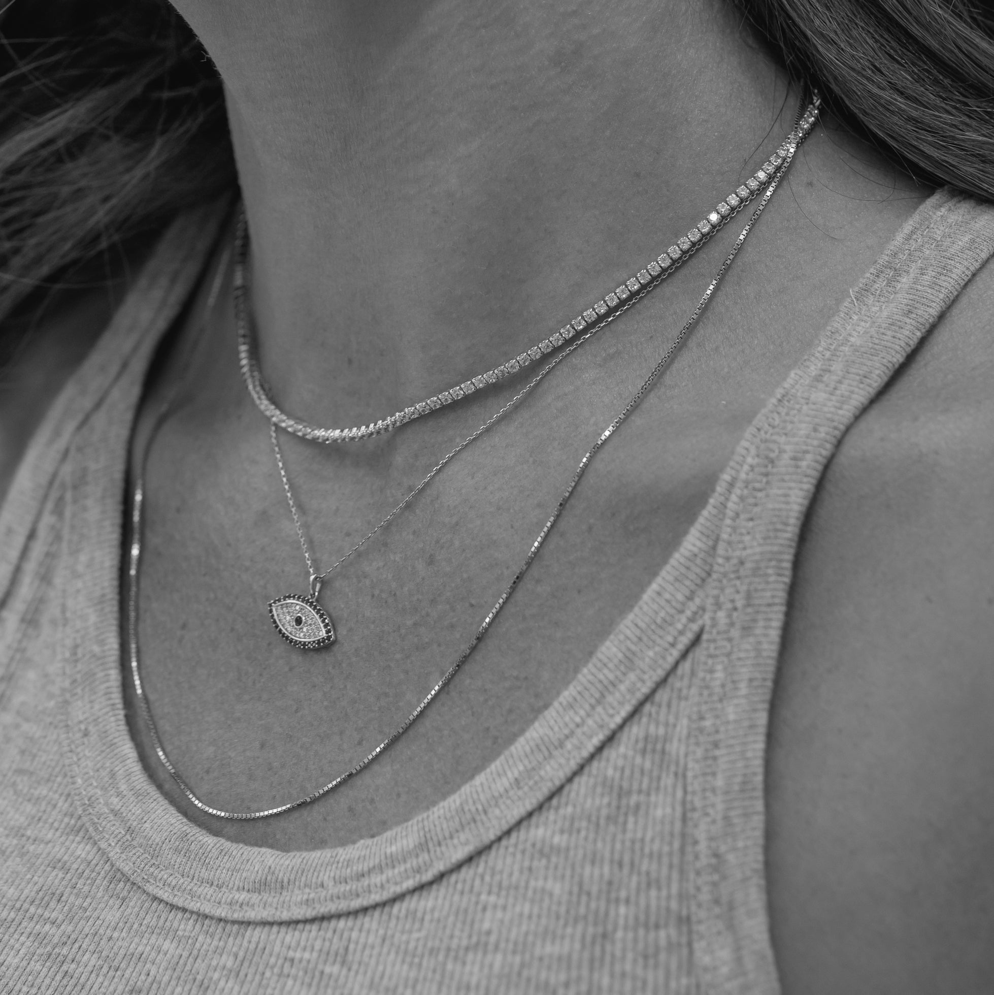 Silver Serena Necklace